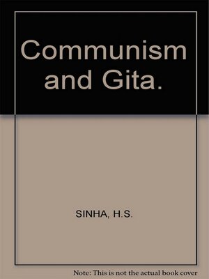 cover image of Communism and Gita a Philosophico-Ethical Study
